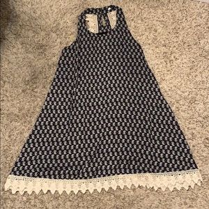 Black and white lace Dress